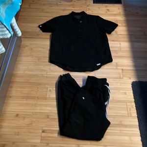 Figs Gidya  XS Henley/ HW Zamora  XXSP jogger scrub set